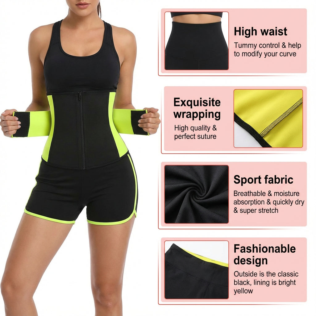 Sweat Belt - Hot Body Shaper Belly Fat Burner For Men &amp; Women