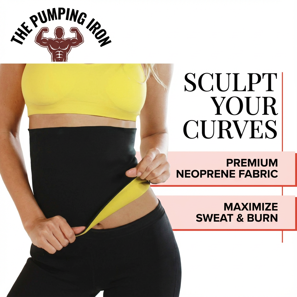 Sweat Belt - Hot Body Shaper Belly Fat Burner For Men &amp; Women